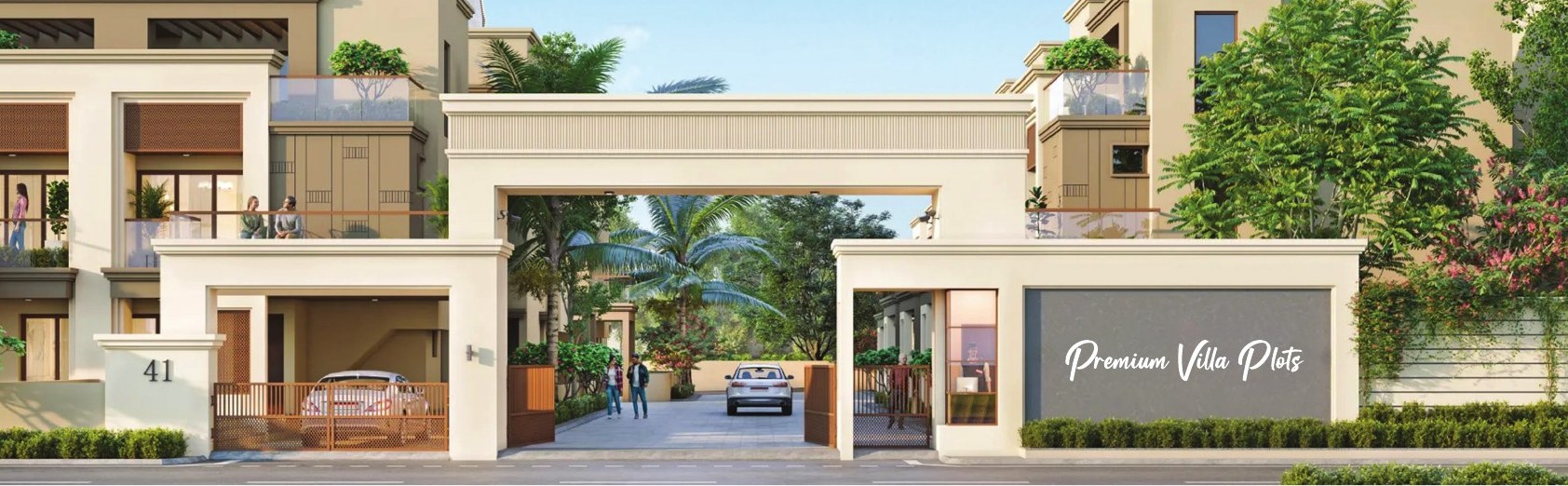VIP Uptown Trichy Grand Entrance Gate